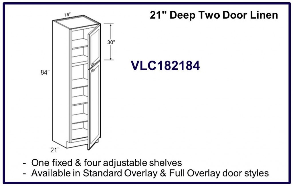 2 door linen cabinet