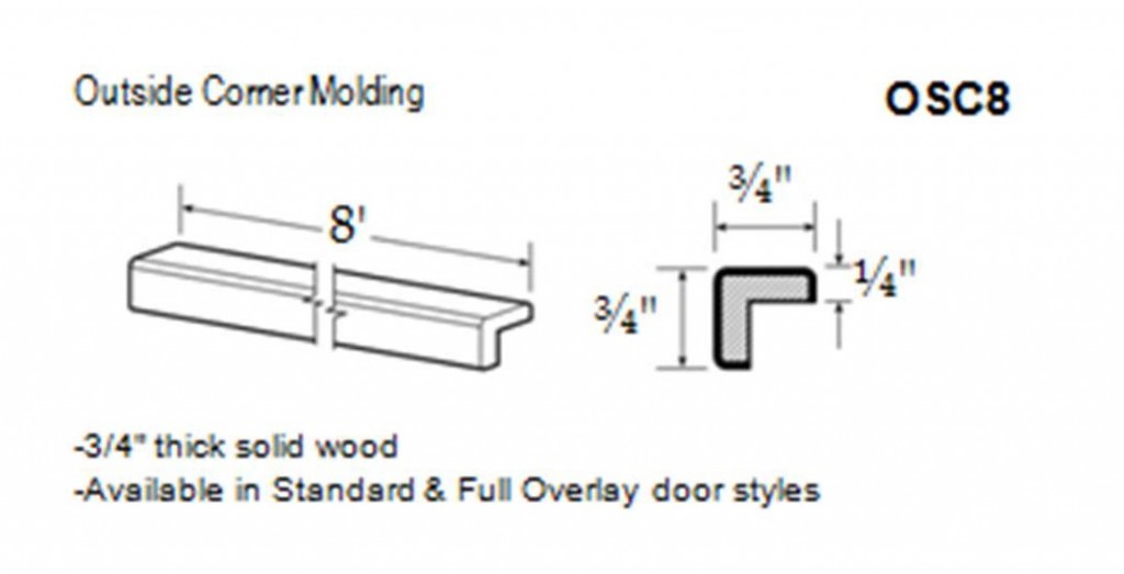 outside corner molding