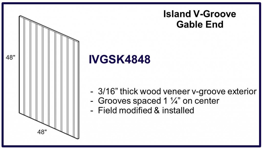 island v groove gable end